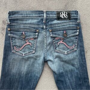 Rock & Republic y2k Grunge Pink Stitching size 25